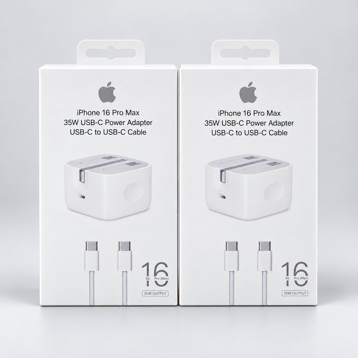 Presentation of 35W USB-C adapter and cable