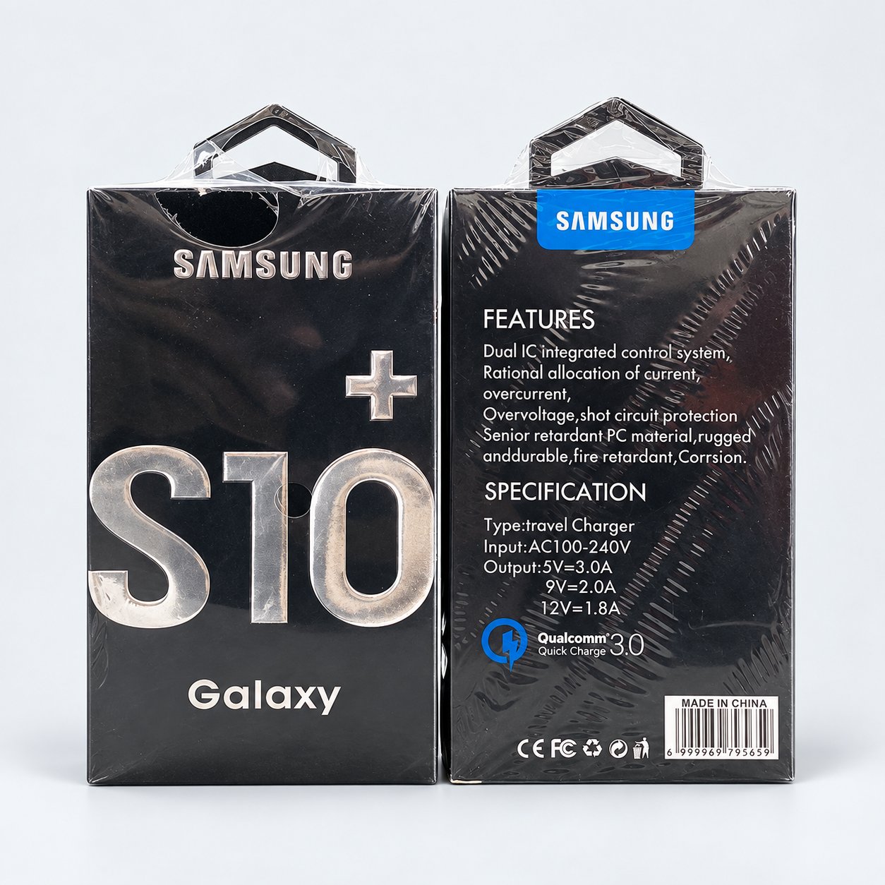 Presentation of Galaxy S10 travel charger